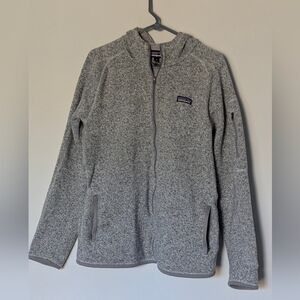 Patagonia Women's XL Heather Grey Better Sweater Full Zip